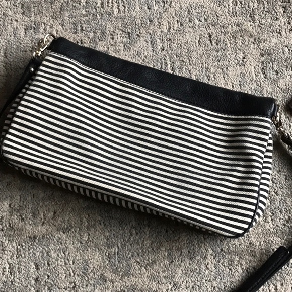 Kate Spade Fabric and Leather foldover bag - Picture 3 of 9